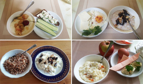 Сытные завтраки