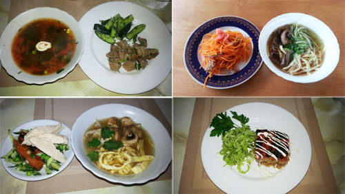 Обеды с супами