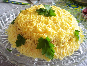 Салат С Копчёной Рыбой Салат С Копчёной Рыбой