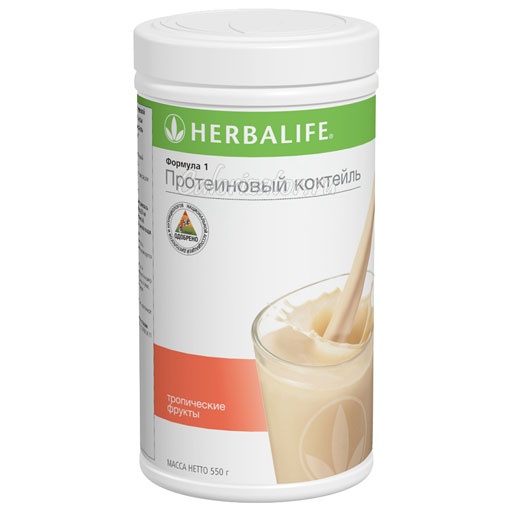 Коктейль Herbalife Протеиновый Формула 1 - калорийность, полезные ...