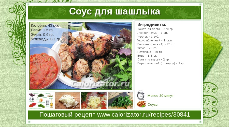 Подливы соусы рецепты