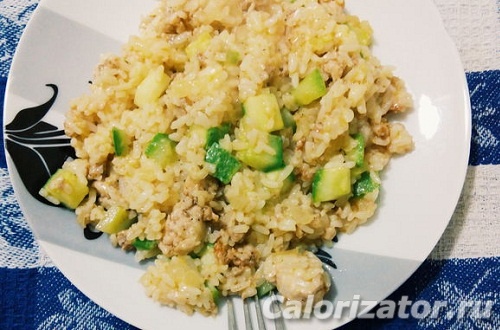 Рис с кабачками Рис с кабачками