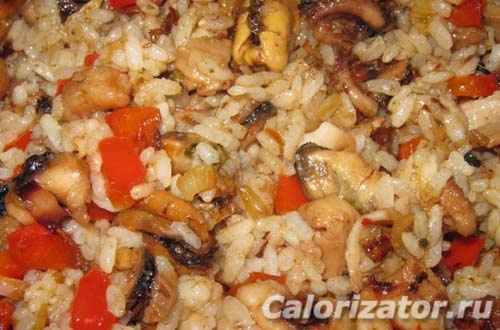 Рис с морепродуктами Рис с морепродуктами