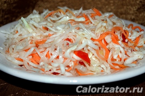 салат сладкий из капусты и моркови с уксусом салат сладкий из капусты и моркови с уксусом