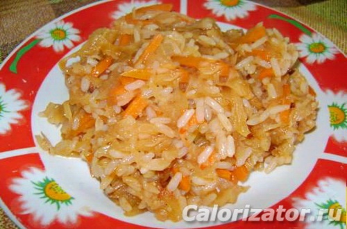 Капуста с куриным фаршем и рисом калорийность — pic 5