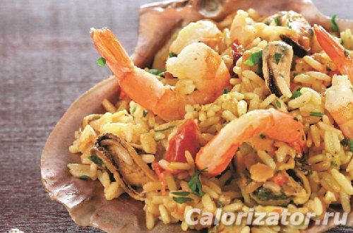 Плов с морепродуктами Плов с морепродуктами