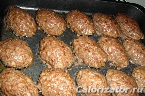 Калорийность котлет из фарша говидина свинина