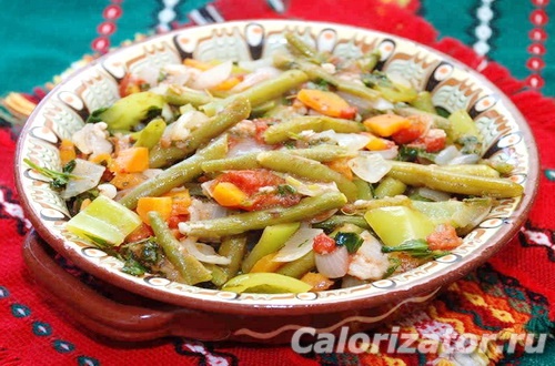 фасоль тушеная с овощами калорийность онлайн фасоль тушеная с овощами калорийность