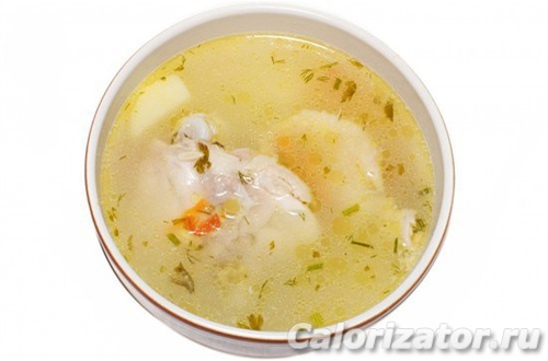 Рассольник с грибами и огурцом и рисом бжу 7