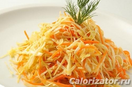 Простой салат с капустой и яблочным уксусом Простой салат с капустой и яблочным уксусом
