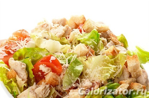 Цезарь с сухариками Цезарь с сухариками