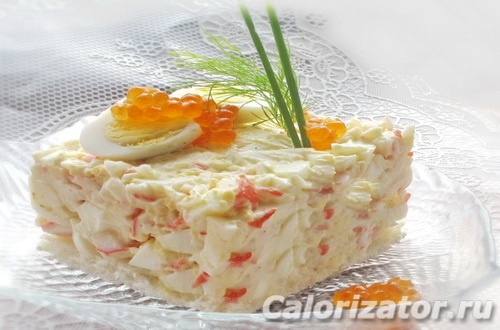 Салат из крабового мяса Салат из крабового мяса