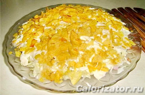 Салат с чипсами Салат с чипсами