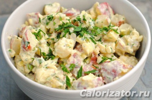 Американский картофельный салат Американский картофельный салат