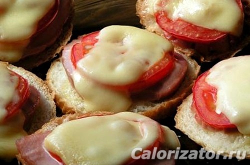 калорий в бутерброде с колбасой