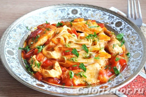 лагман из курицы с картошкой лагман из курицы с картошкой