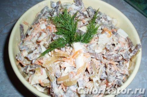 салат из сердца с грибами рецепт салат из сердца с грибами рецепт