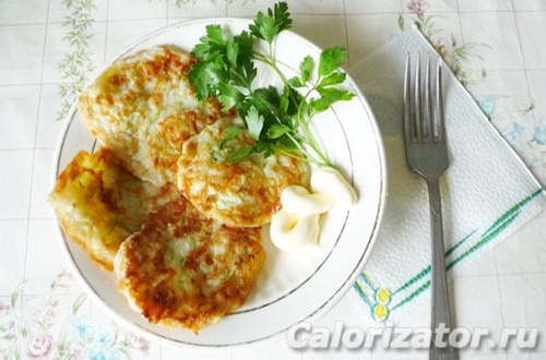 Оладьи из кабачка и анчоуса изображения Оладьи из кабачка и анчоуса изоражения