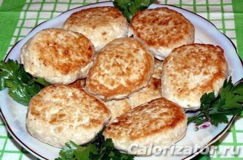 Котлеты куриные с пшеничными отрубями Котлеты куриные с пшеничными отрубями