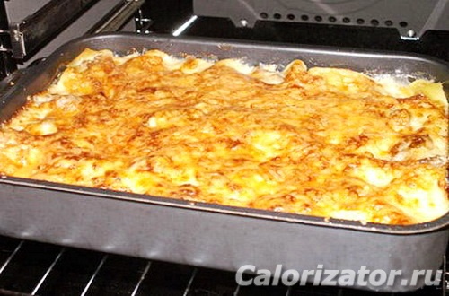 Лазанья рыбная со стручковой фасолью Лазанья рыбная со стручковой фасолью