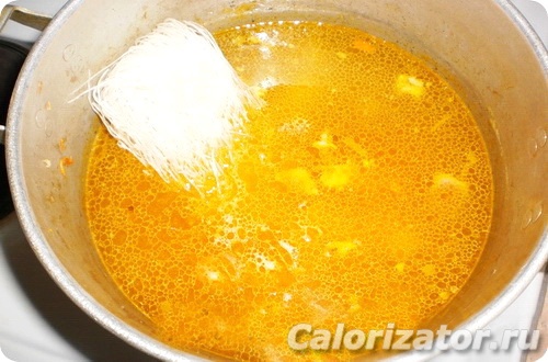 Суп с фунчозой Суп с фунчозой