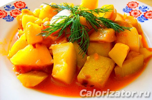 Овощное рагу из кабачков и картофеля