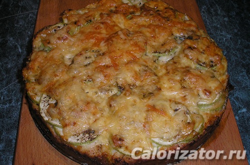 Куриный пирог с цуккини Куриный пирог с цуккини