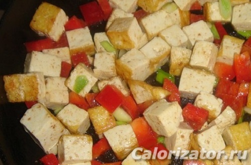 Тофу с овощами Тофу с овощами