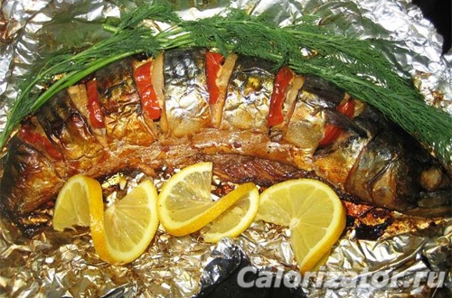 скумбрия в духовке рецепт с фото с рисом