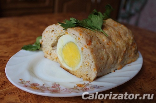 Куриной рулетики с яйцом рецепт