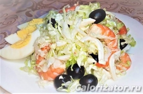 Салат из морепродуктов Салат из морепродуктов