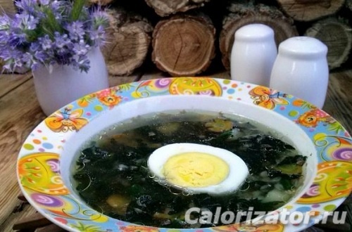 Щи из крапивы с яйцом Щи из крапивы с яйцом