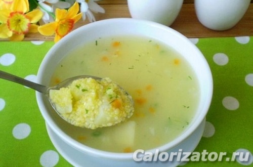 Суп из кукурузной крупы Суп из кукурузной крупы