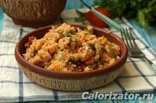 Кускус с баклажаном Кускус с баклажаном