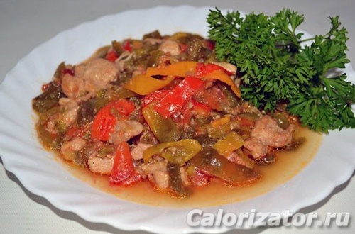 Блюда из свинины с овощами рецепт
