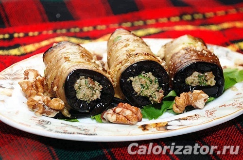 Баклажаны с орехами Баклажаны с орехами