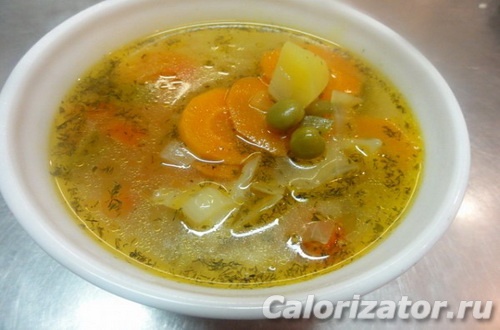 мясной суп с капустой и картошкой
