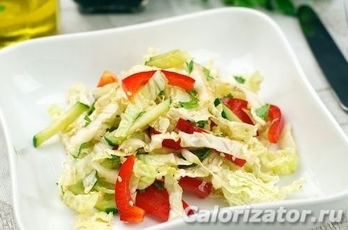 Салат простой с пекинской капустой рецепт Салат простой с пекинской капустой рецепт
