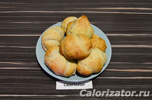 Круассаны с яблочным джемом и арахисом Круассаны с яблочным джемом и арахисом