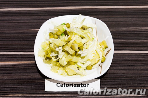 Овощной салат с пекинской капустой Овощной салат с пекинской капустой