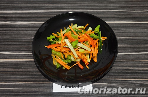 Пикантный салат с морковкой по-корейски Пикантный салат с морковкой по-корейски