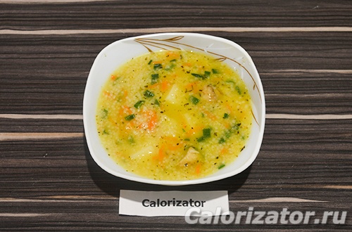 Суп с кус-кусом и шампиньонами Суп с кус-кусом и шампиньонами