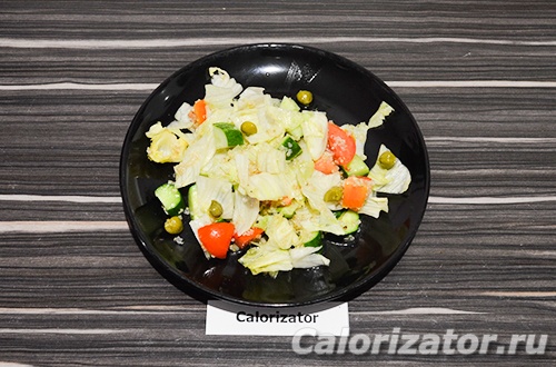 Салат с киноа и каперсами Салат с киноа и каперсами