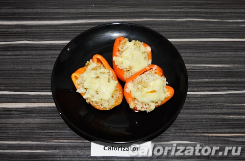 Перцы фаршированные цветной капустой Перцы фаршированные цветной капустой