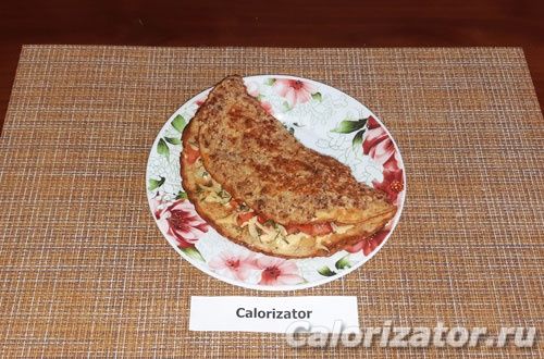 Мясной овсяноблин с начинкой ПП Мясной овсяноблин с начинкой ПП