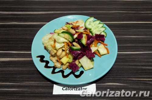 Салат с репой и фасолью Салат с репой и фасолью