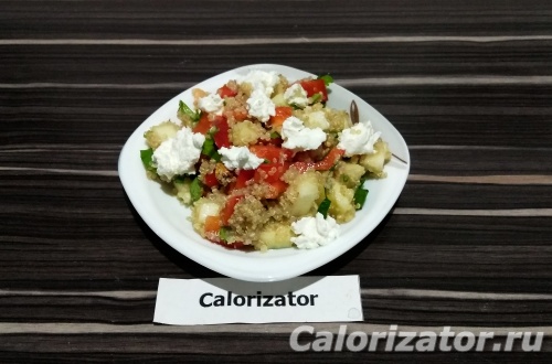 Салат из киноа с ананасом Салат из киноа с ананасом