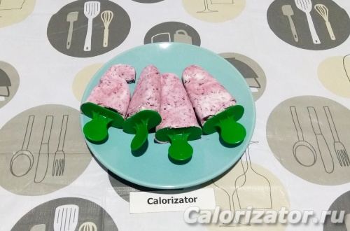Черничное мороженое на сливках Черничное мороженое на сливках