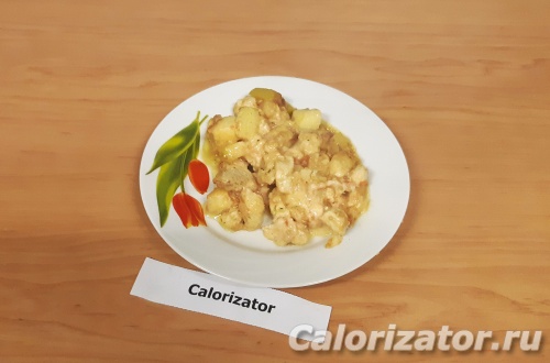 Куриная грудка с яблоком Куриная грудка с яблоком