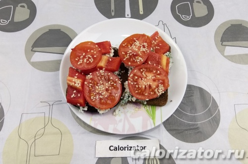 Бутерброды с творогом и овощами Бутерброды с творогом и овощами